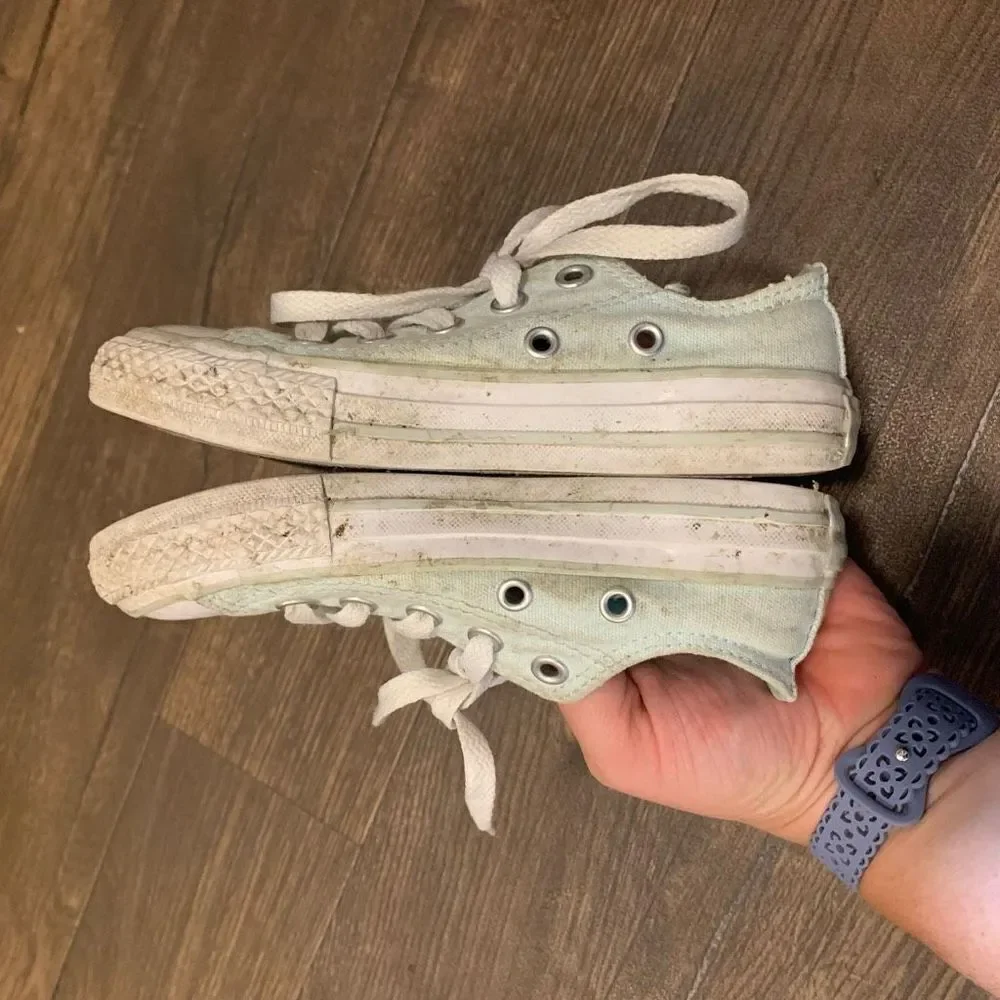 Converse Chuck Taylor blue low top streetwear kids 10.5 sneakers